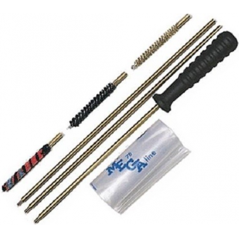 Набор для чистки оружия MEGALINE латунный шомпол, 3 ерша, 5,6 мм