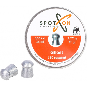 Пуля пневматическая SPOTON GHOST 6,35мм, 2,07гр (150 шт.)